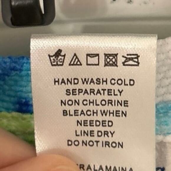 Tommy Bahama Island Cays Seafrond Full Zip UPF 50 Rashguard New Beachy Summer M - Picture 13 of 16